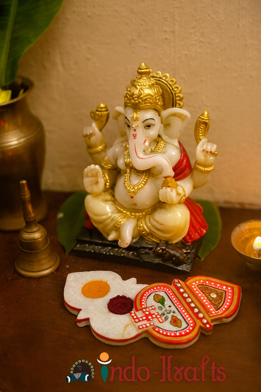 Allagadda - Slider Kum Kum holder - For Pooja Room - 12 CM X 8 CM X 2 CM - P000282