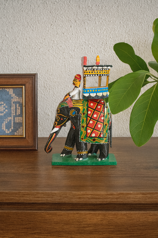 Ambari Elephant - Kondapalli Wooden Craft –Locally crafted –Home décor/ Gifts – Handcrafted