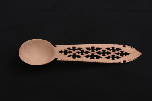 Udayagiri Cutlery – Wooden Salad Spoon – Perfect for serving salad in Homes/Restaurants– Large size - Made with Deodar wood  – Length - 14 inches