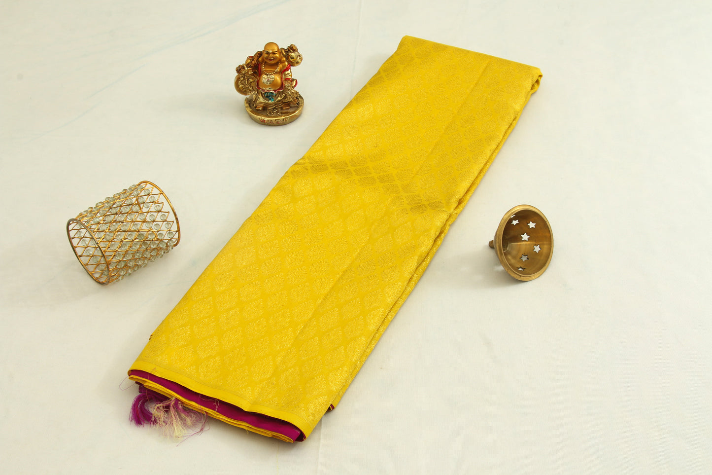 Original – 100% Pure Mulberry Silk  - Dharmavaram Pattu Silk Saree – Hand woven and handmade zari work - P00109
