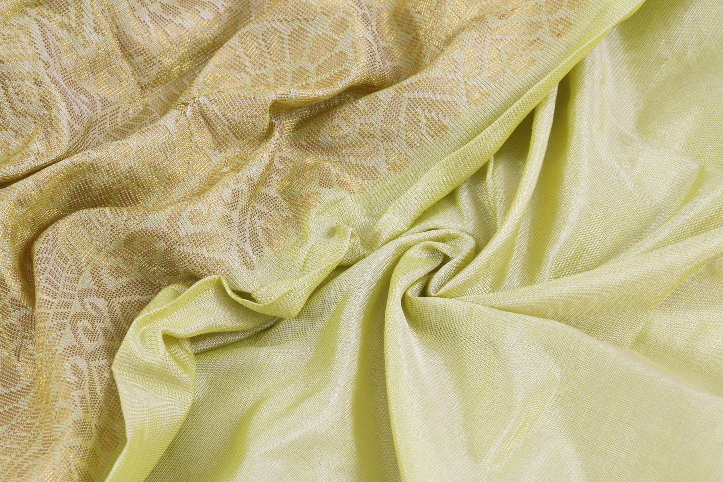 Kanchipuram Semi Soft Silk Fancy sarees – Bhutta design- Winter Hazel - Taupe Pallu - Zari/thread work in body and pallu - P00182