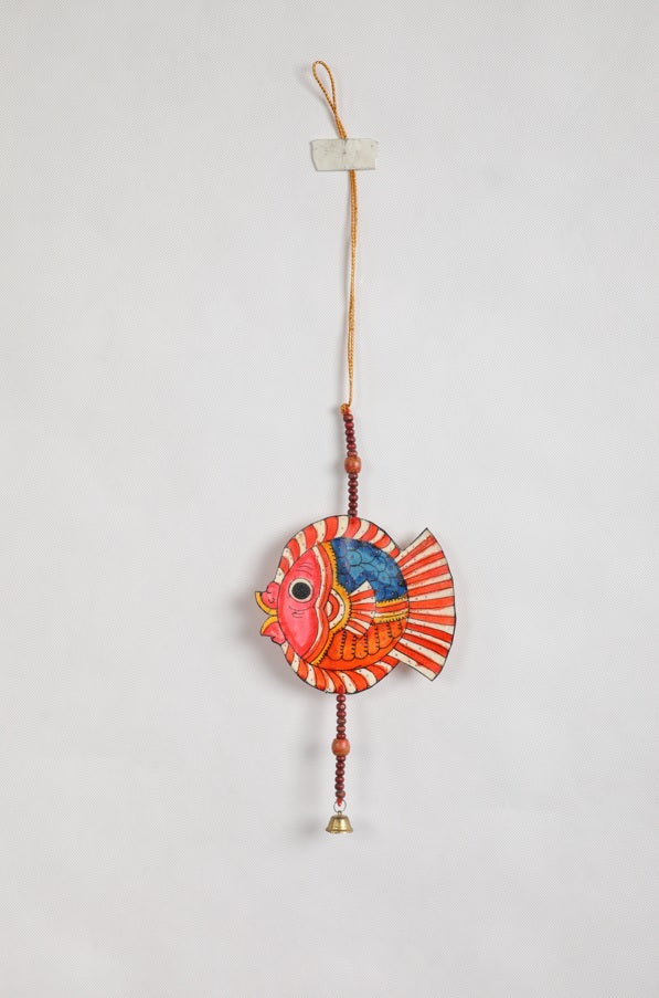 Nimmalkunta Tholu Bommalu – Wall Hangings- Single Fish artwork–  For Home Décor -  P000102