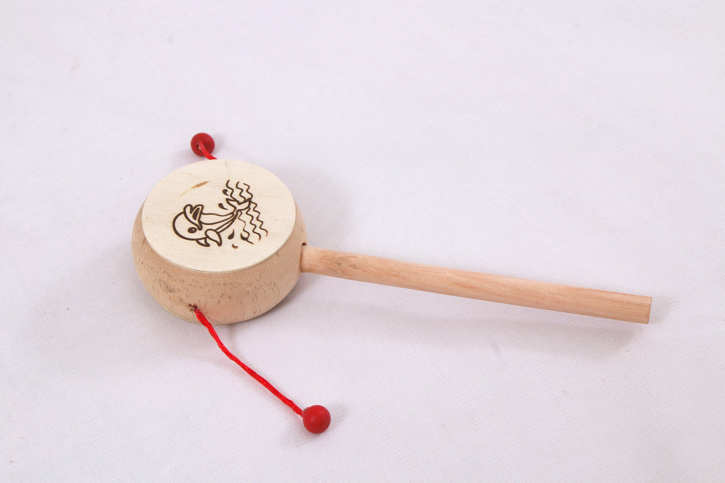 Kondapalli Wooden Toys –Locally crafted –Perfect gift for toddlers – Rattler - Naturally colored – P000314