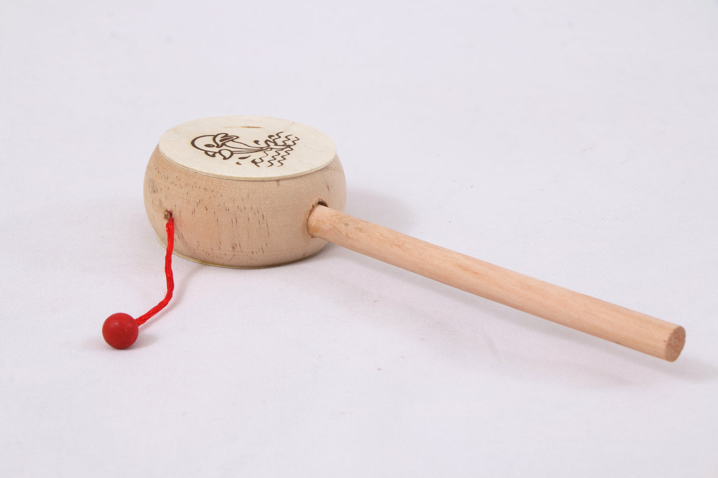 Kondapalli Wooden Toys –Locally crafted –Perfect gift for toddlers – Rattler - Naturally colored – P000314