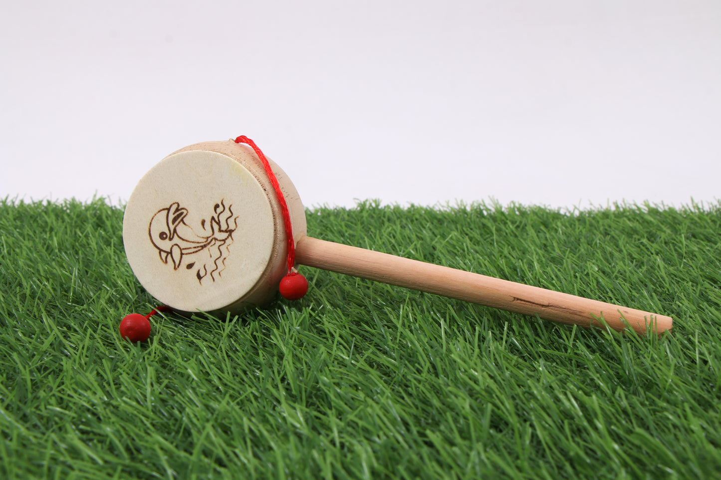 Kondapalli Wooden Toys –Locally crafted –Perfect gift for toddlers – Rattler - Naturally colored – P000314