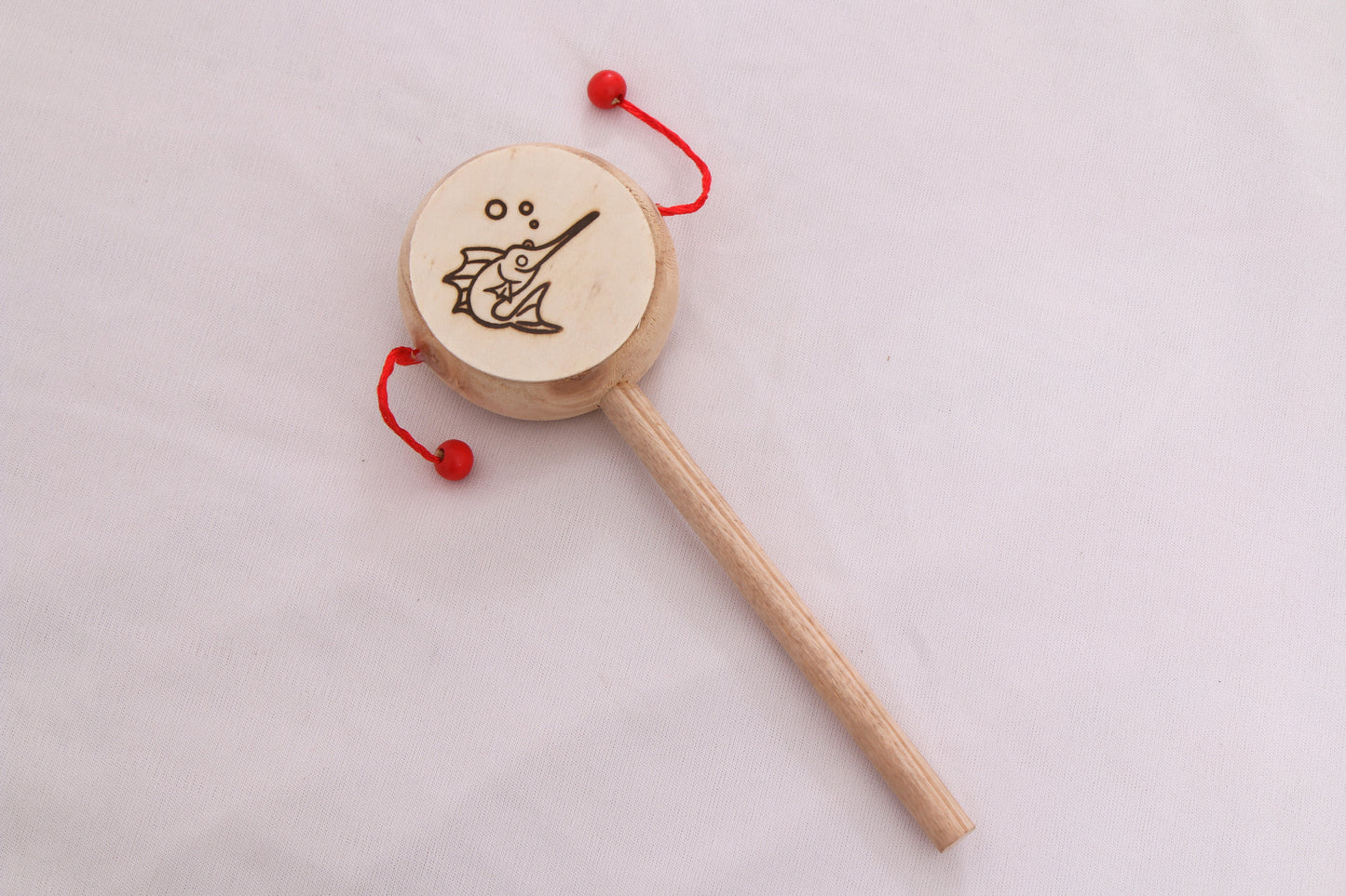 Kondapalli Wooden Toys –Locally crafted –Perfect gift for toddlers – Rattler - Naturally colored – P000315