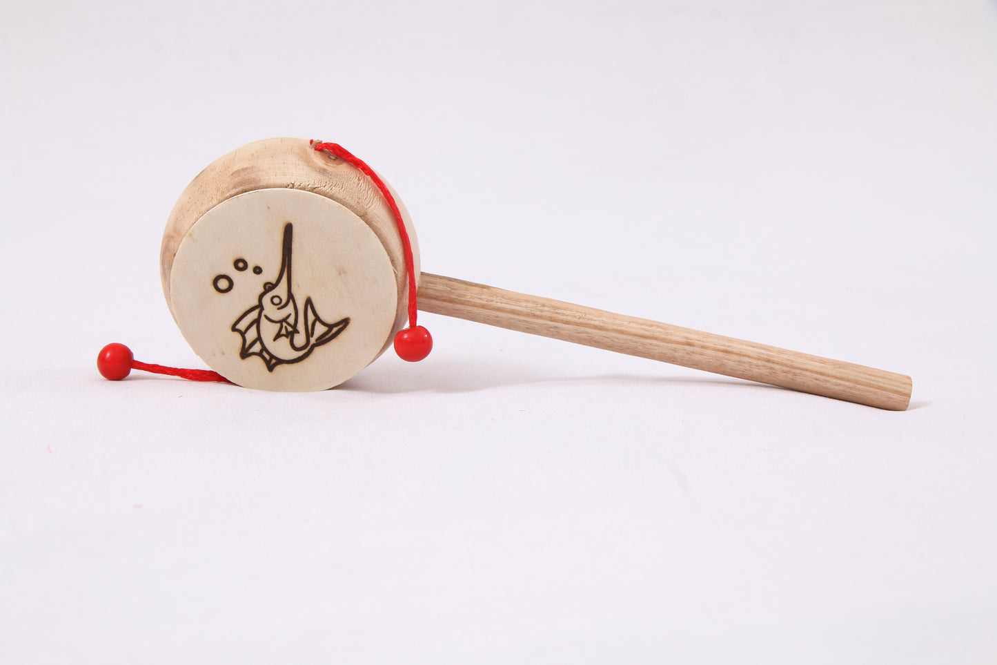 Kondapalli Wooden Toys –Locally crafted –Perfect gift for toddlers – Rattler - Naturally colored – P000315