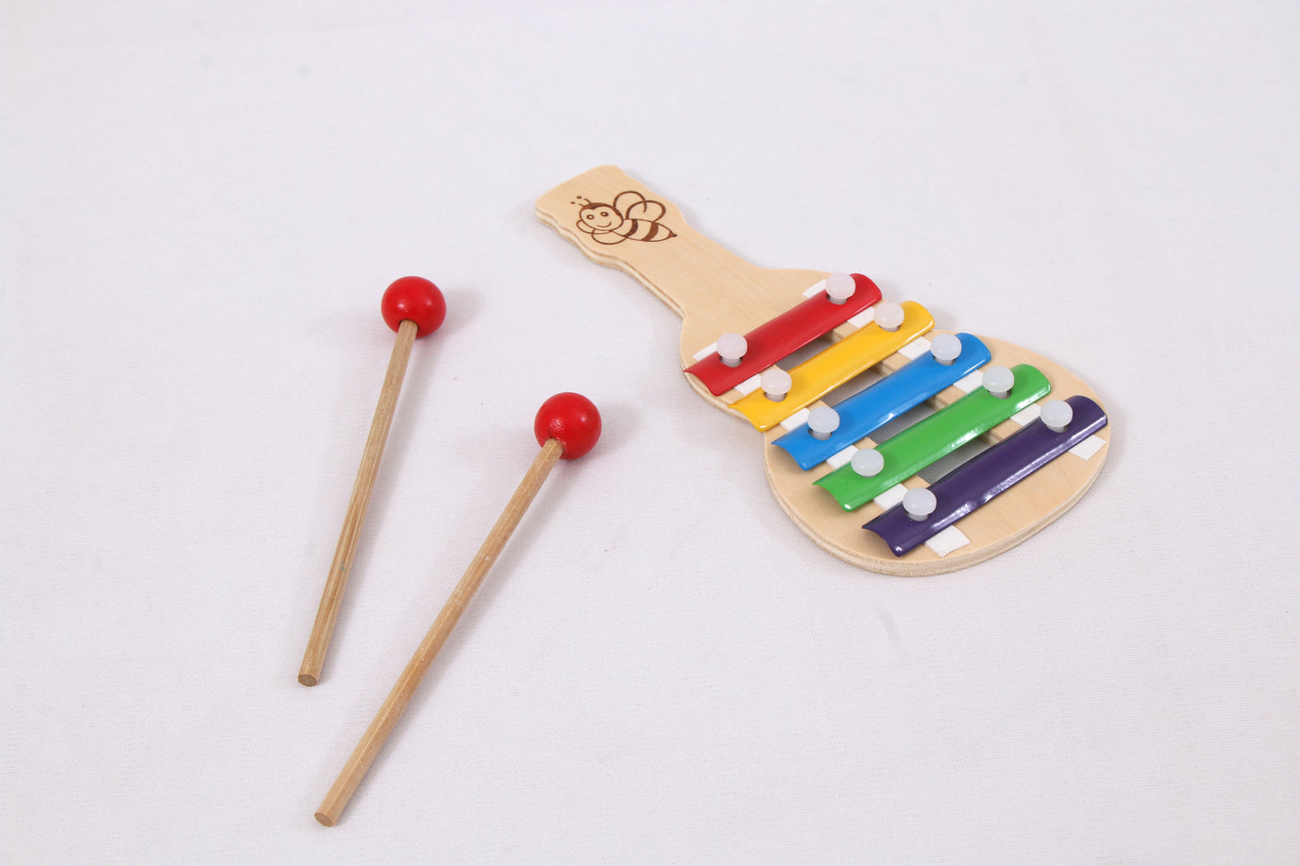 Kondapalli Wooden Toys –Locally crafted –Perfect gift for toddlers – Wooden Xylophone - Naturally colored – P000318P000319