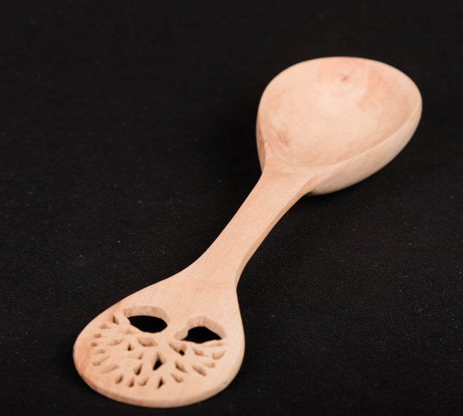 Udayagiri Cutlery – Hot Spoon – Deodar wood – For Home/Restaurants/Café/Pubs – Made with Deodar wood – 10.5 x 2.5 in. – P00037 P00038 P00039