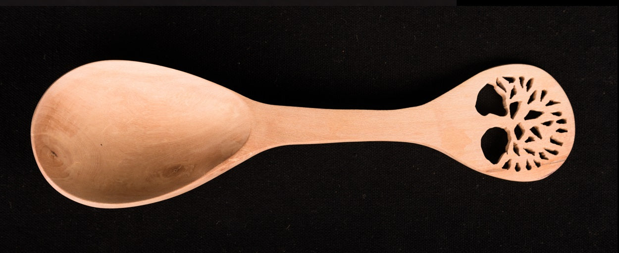 Udayagiri Cutlery – Hot Spoon – Deodar wood – For Home/Restaurants/Café/Pubs – Made with Deodar wood – 10.5 x 2.5 in. – P00037 P00038 P00039