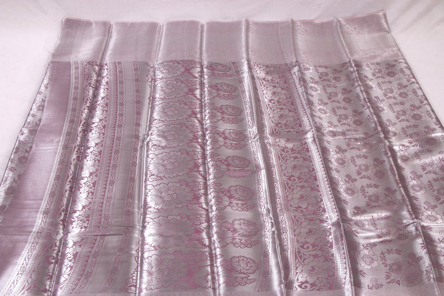 Salem Venpattu Semi Silk Sarees – Opera Mauve – Soft Saree (6.5 Mts) – Fancy border - Soft Silk