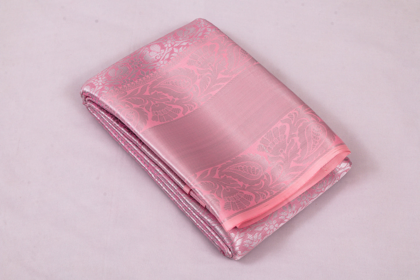 Salem Venpattu Semi Silk Sarees – Turkish Rose – Soft Saree (6.5 Mts) – Fancy border - Soft Silk