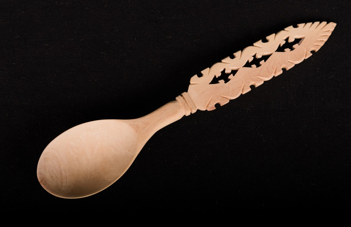 Udayagiri Cutlery –New Intricately designed Spoon – Deodar wood – For Home/Restaurants – Made with Deodar wood – 10.5 x 2 in. – P00044/P00045