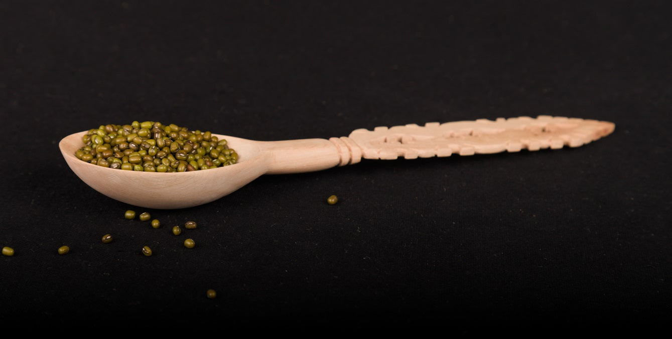 Udayagiri Cutlery –New Intricately designed Spoon – Deodar wood – For Home/Restaurants – Made with Deodar wood – 10.5 x 2 in. – P00044/P00045