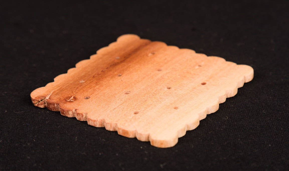 Udayagiri Cutlery – Coaster – Deodar wood – For Home/Restaurants/Pubs/Cafes – Made with Deodar wood - 3.5 X 3.5 Inches P00052 / P00053 / P00054