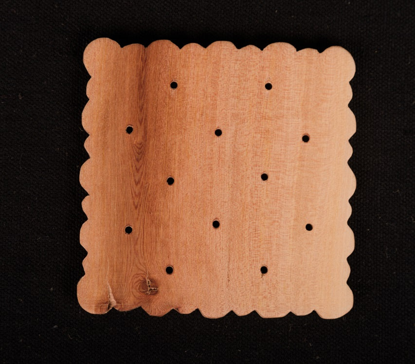 Udayagiri Cutlery – Coaster – Deodar wood – For Home/Restaurants/Pubs/Cafes – Made with Deodar wood - 3.5 X 3.5 Inches P00052 / P00053 / P00054