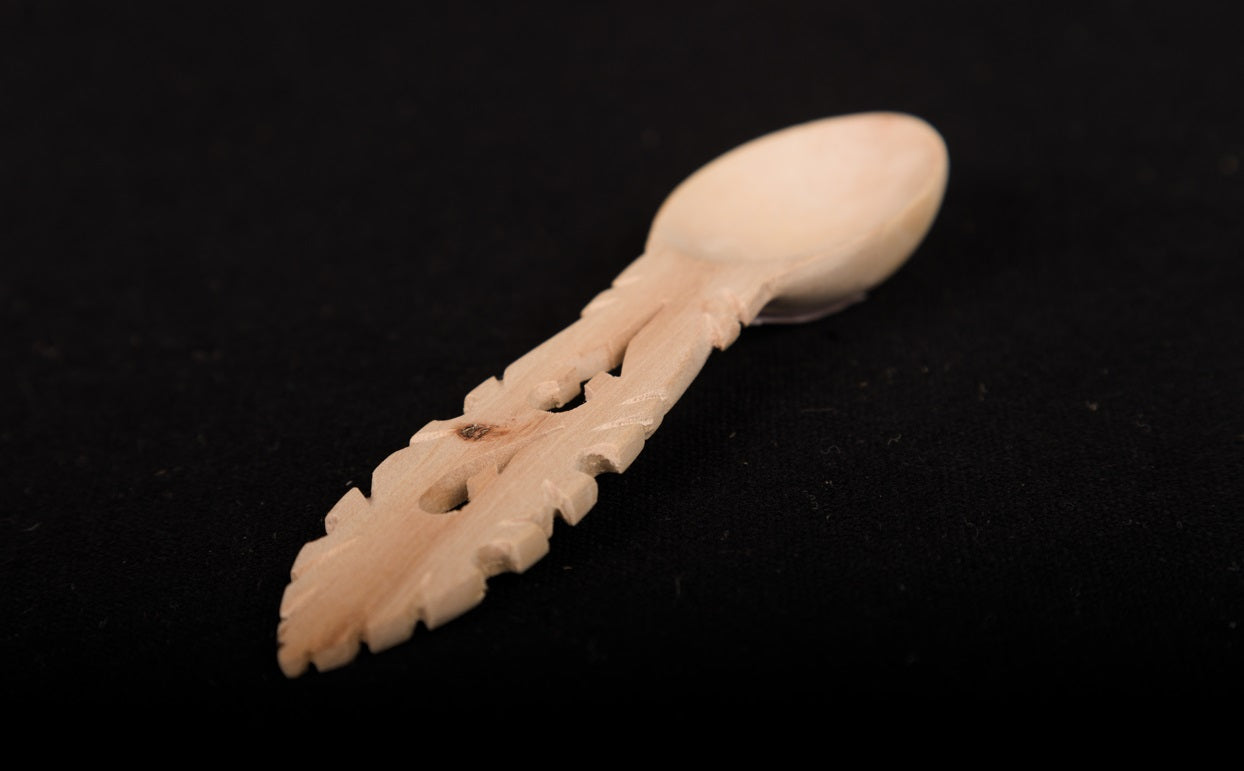 Udayagiri Cutlery – Wooden spoon – Perfect for serving ice cream in Homes/Restaurants– small size - Made with Deodar wood - P00072 – Length - 5 inches