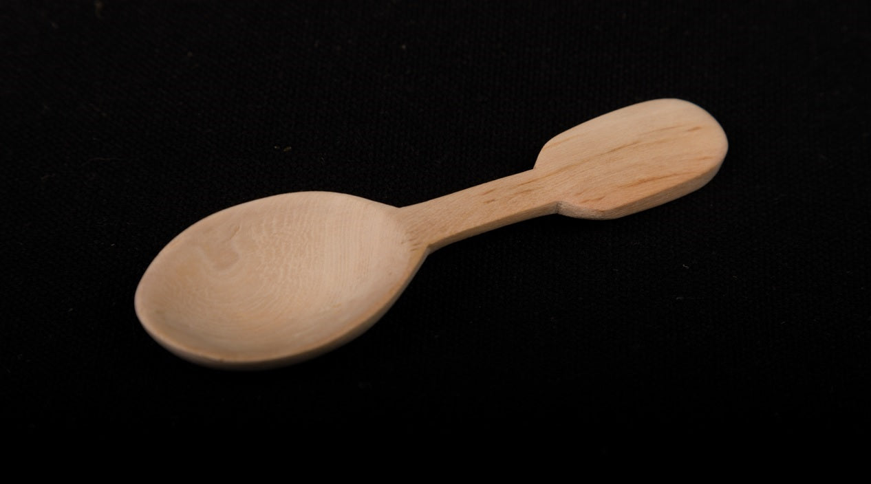 Udayagiri Cutlery – Wooden spoon – Perfect for serving ice cream in Homes/Restaurants– small size - Made with Deodar wood - Single Spoon - P00076/77/78 – Length - 4 inches