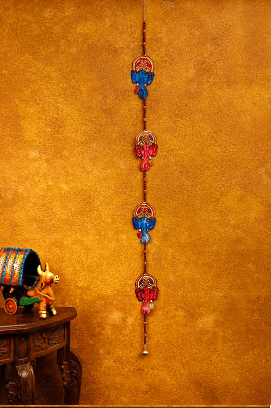 Nimmalkunta Tholu Bommalu – Wall Hangings- Ganesha artwork–  For Home Décor -  P00091 96 97 98