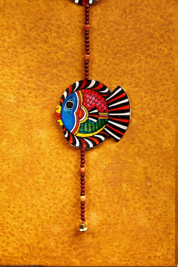 Nimmalkunta Tholu Bommalu – Wall Hangings- Fish artwork– For Home Décor - P00092 93