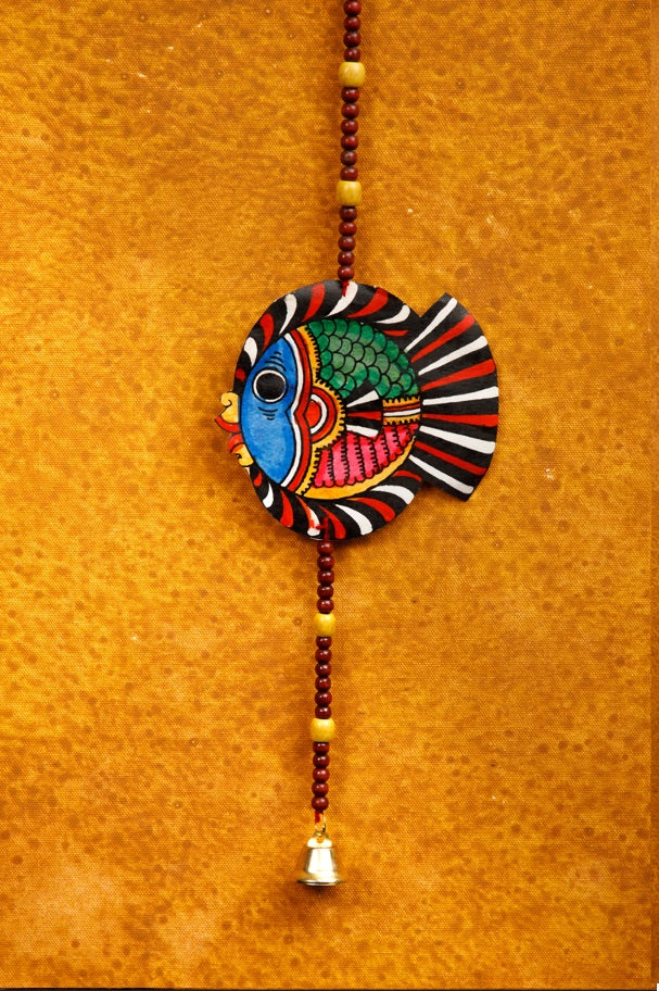 Nimmalkunta Tholu Bommalu – Wall Hangings- Fish artwork– For Home Décor - P00092 93