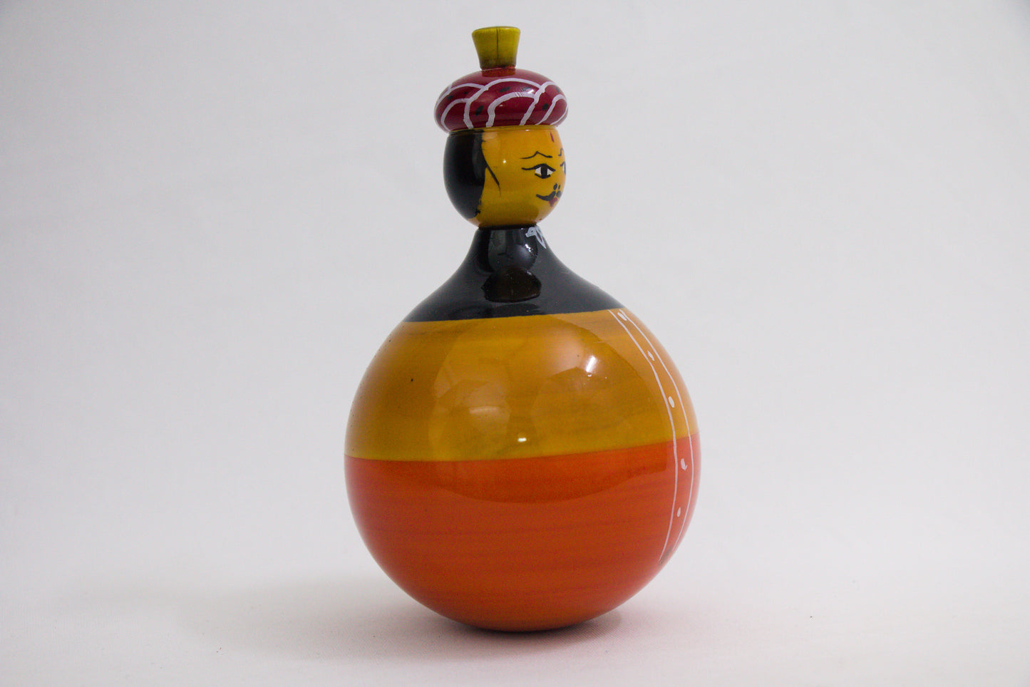 Channapatna Toys –Locally crafted –  Adisinodu - 5 inch height- For Kids / Home decoration / Office decor -  P00154 / P00155