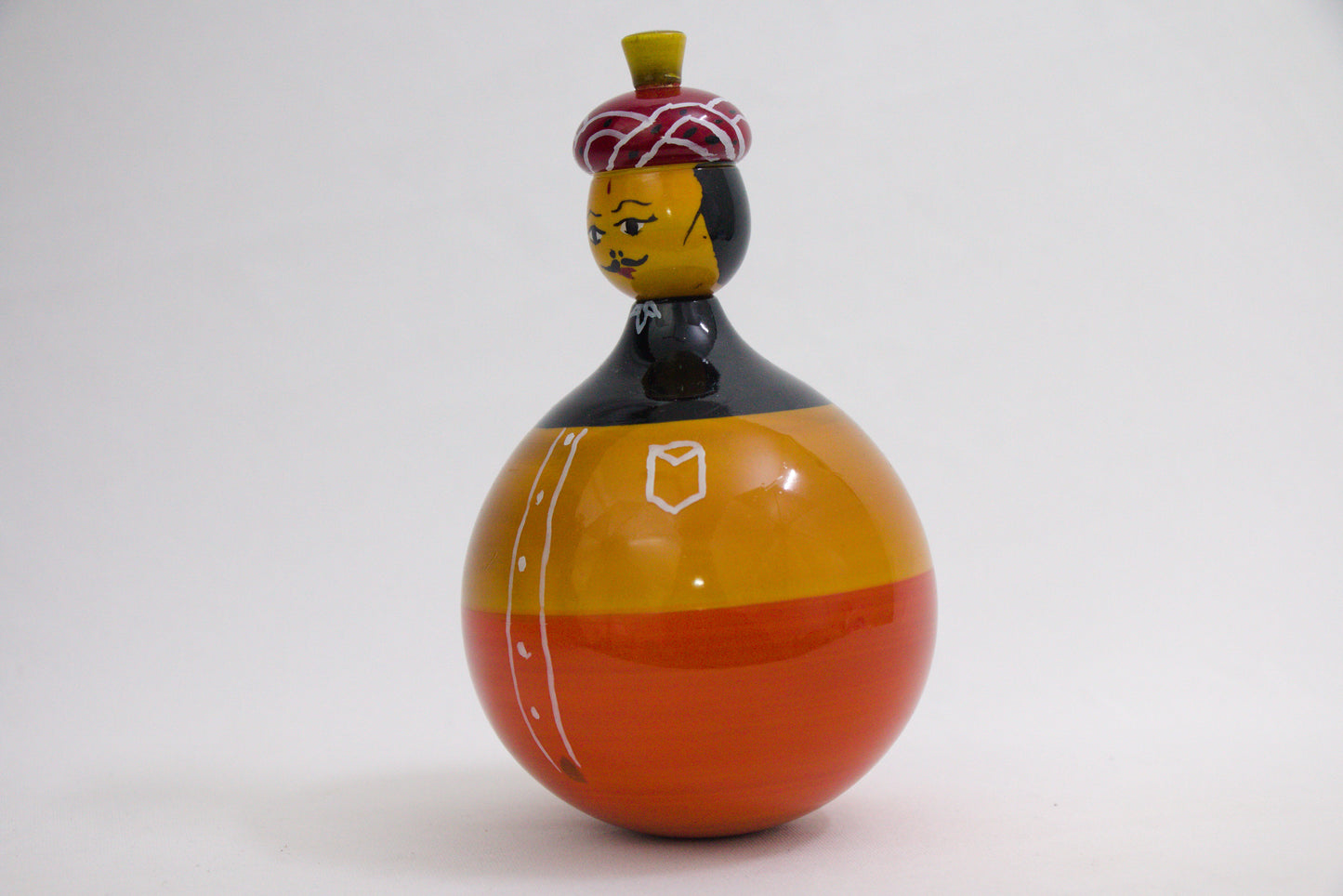 Channapatna Toys –Locally crafted –  Adisinodu - 5 inch height- For Kids / Home decoration / Office decor -  P00154 / P00155