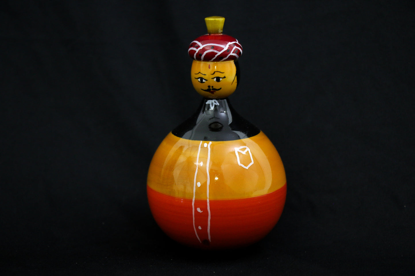 Channapatna Toys –Locally crafted –  Adisinodu - 5 inch height- For Kids / Home decoration / Office decor -  P00154 / P00155