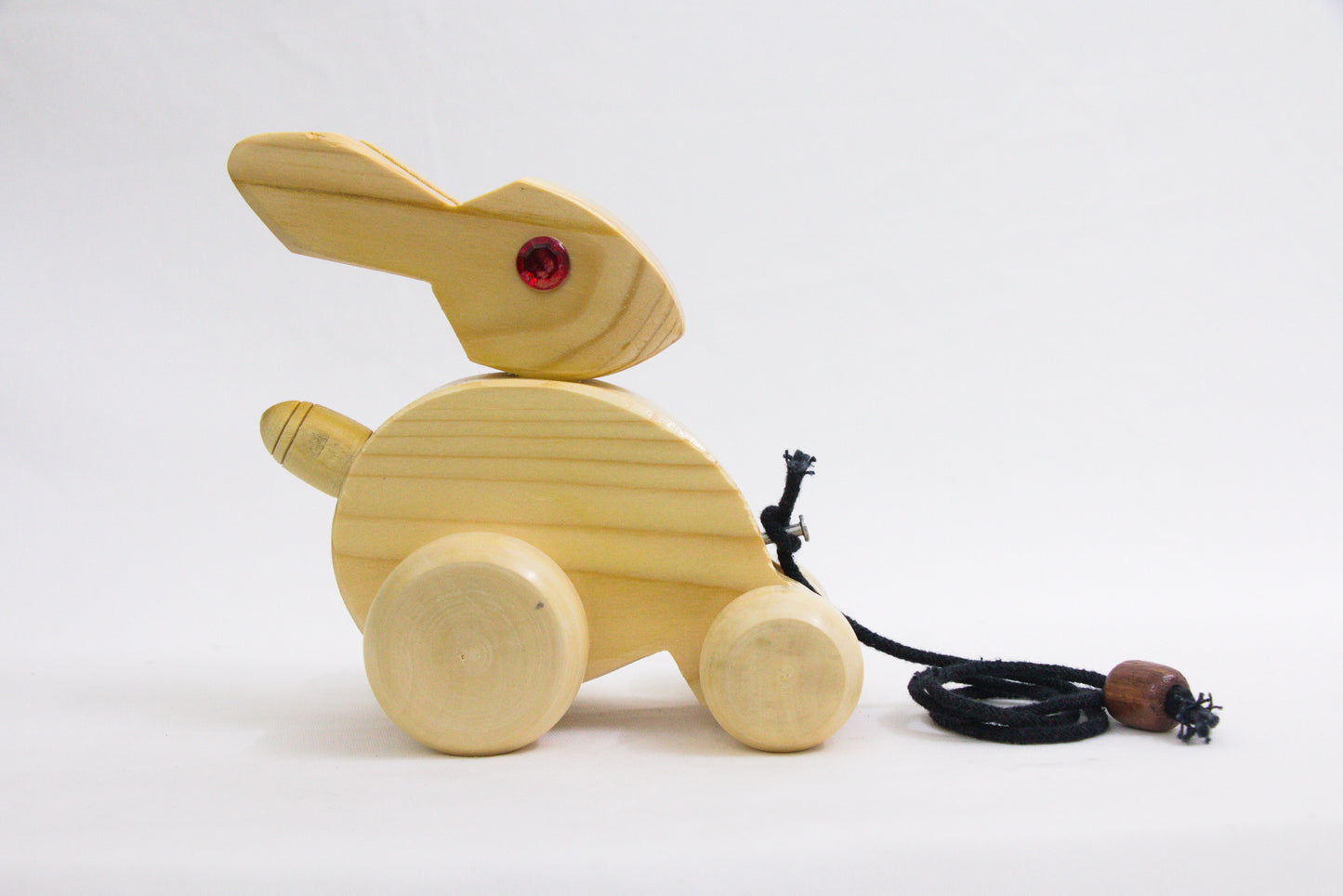 Channapatna Toys –Locally crafted –  Rabbit toy - For Kids / Home decoration / Office decor – Height – 6 inches -   P000191
