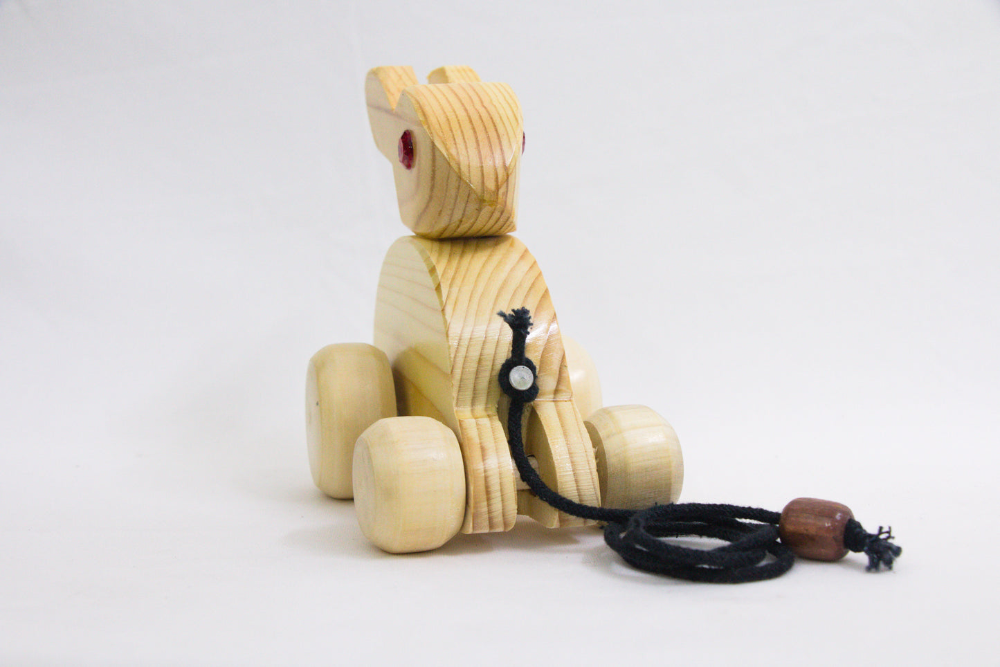 Channapatna Toys –Locally crafted –  Rabbit toy - For Kids / Home decoration / Office decor – Height – 6 inches -   P000191