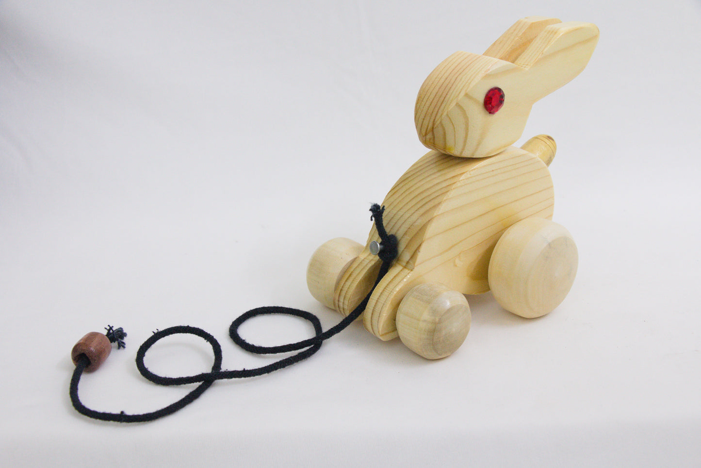 Channapatna Toys –Locally crafted –  Rabbit toy - For Kids / Home decoration / Office decor – Height – 6 inches -   P000191