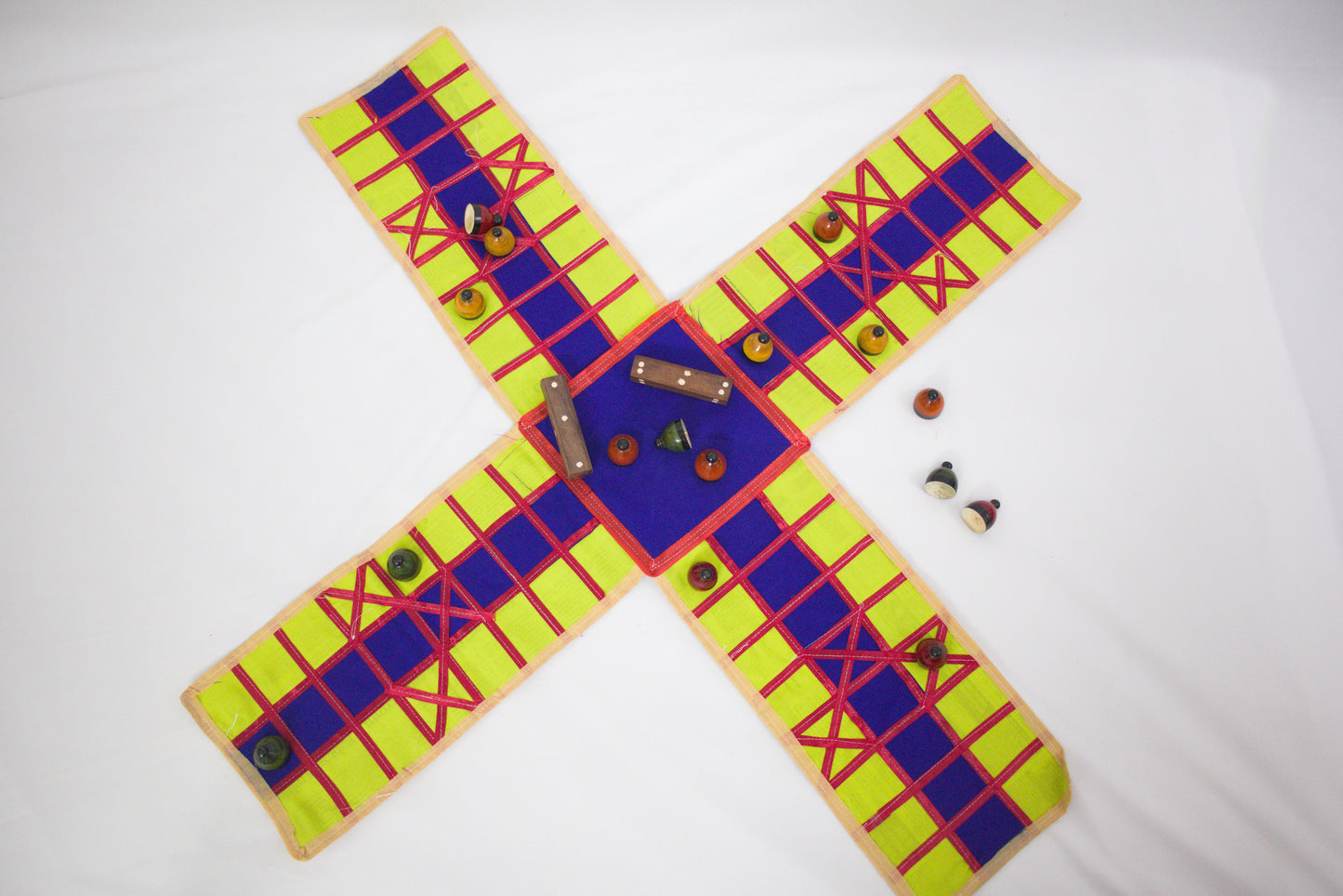 Channapatna Toys –Locally crafted –  Pagader – The Original Ludo - For Kids / Adults – P000200