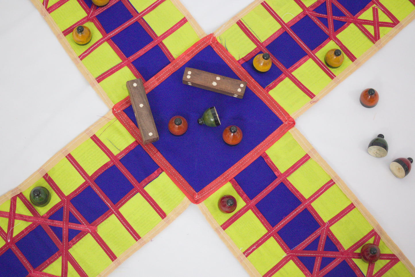 Channapatna Toys –Locally crafted –  Pagader – The Original Ludo - For Kids / Adults – P000200