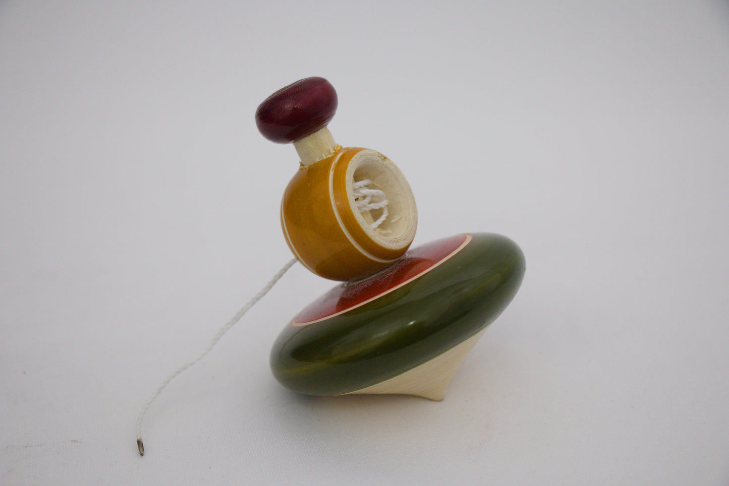 Channapatna Toys –  Wooden Riveting Top -  For Kids– P000215