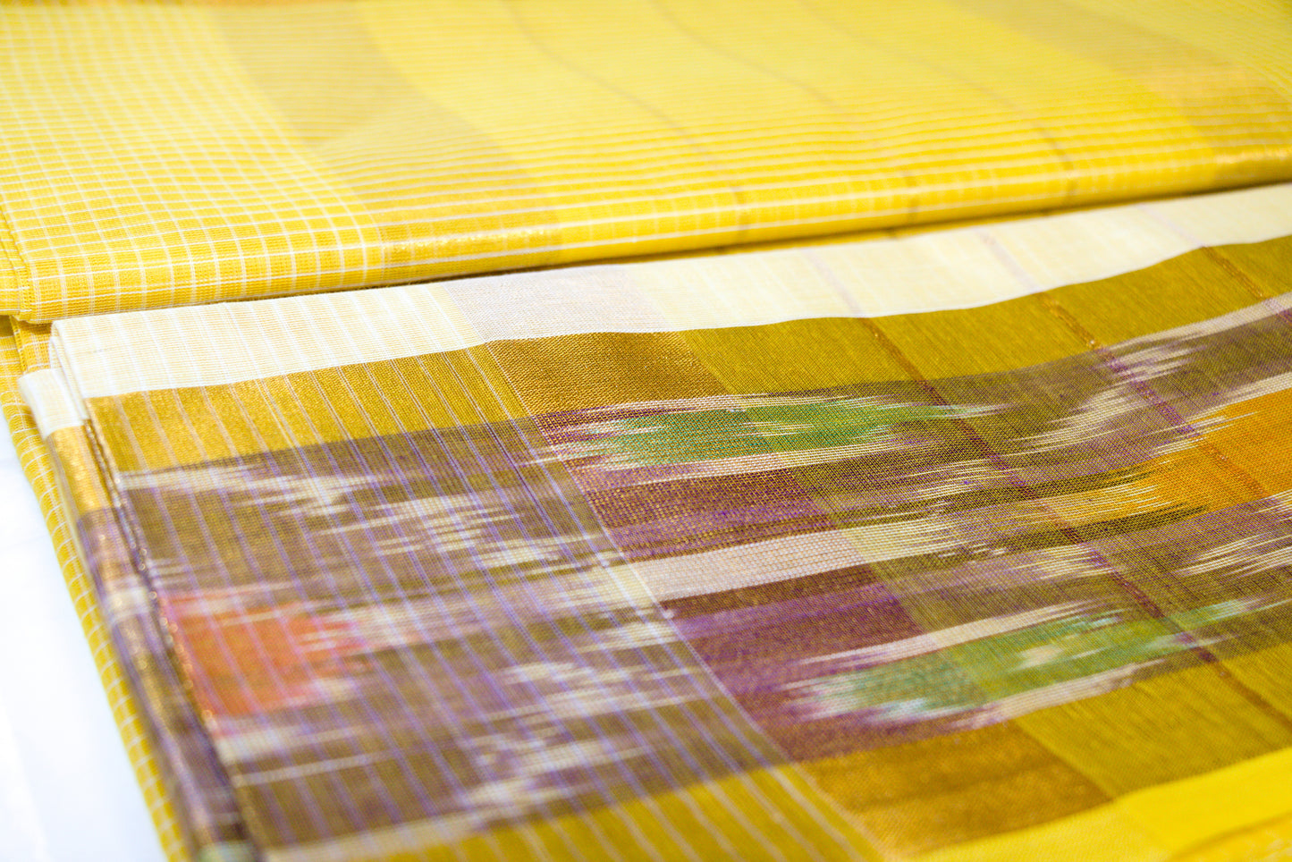 Venkatagiri Ikat Cotton Sarees with Pochampally Ikat border – 100% Cotton Sarees – Perfect for all occasions – P000235