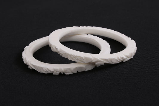 Kannyakumari Sangu Valaiyal – Shell Bangles –Locally crafted– 8 CM in Diameter –Made with Sea shells –  Perfect for Children and Adults -  P000298