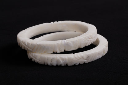 Kannyakumari Sangu Valaiyal – Shell Bangles –Locally crafted– 8 CM in Diameter –Made with Sea shells –  Perfect for Children and Adults -  P000301