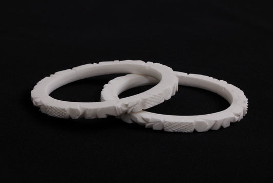 Kannyakumari Sangu Valaiyal – Shell Bangles –Locally crafted– 8 CM in Diameter –Made with Sea shells –  Perfect for Children and Adults -  P000303