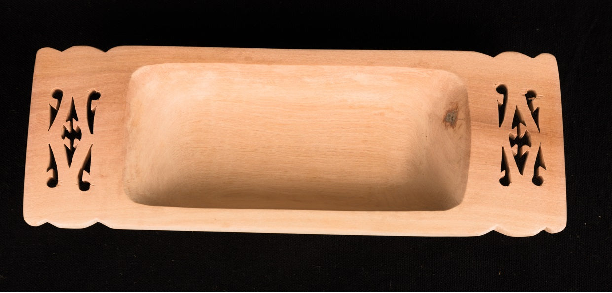 Udayagiri Cutlery -Dining Ship Tray – Deodar wood – For Home/Restaurants/Café/Pubs – Made with Deodar wood – 9.5 x 2.5 in. – P00031