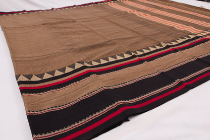 Narayanpet Cotton sarees – Roman Coffee - 100% Cotton Sarees – Perfect for all occasions – P000353