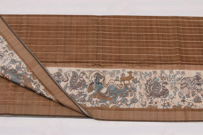 Authentic Kovai Tussar silk saree crafted in Coimbatore weaving clusters