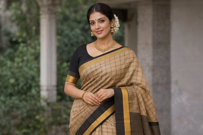 Kovai cotton saree handwoven in Coimbatore