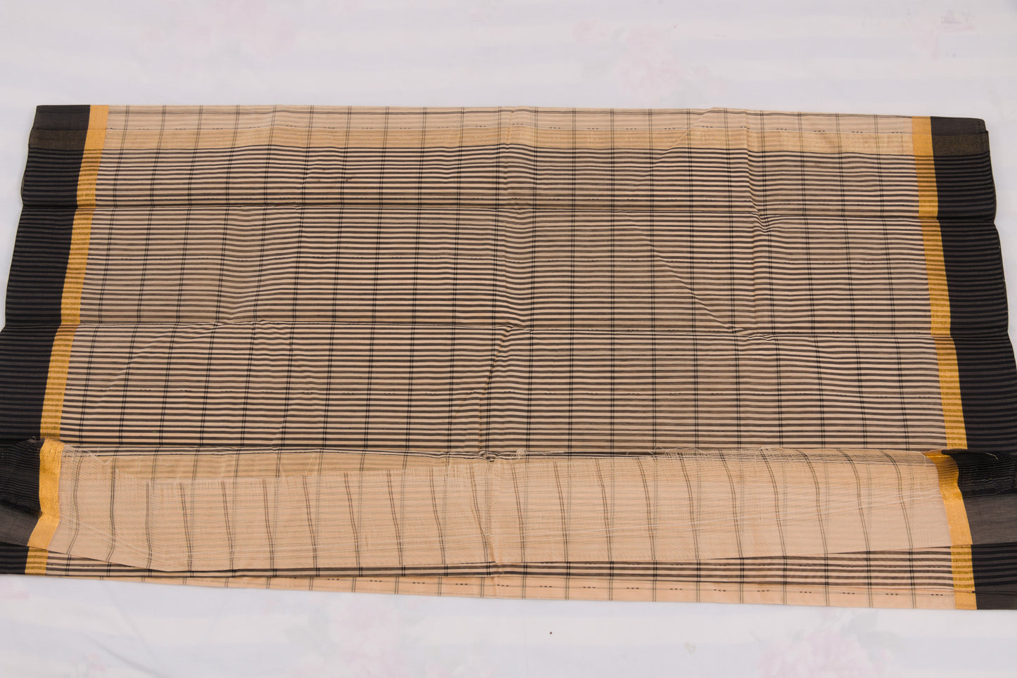 Pure cotton Kovai saree with traditional weave