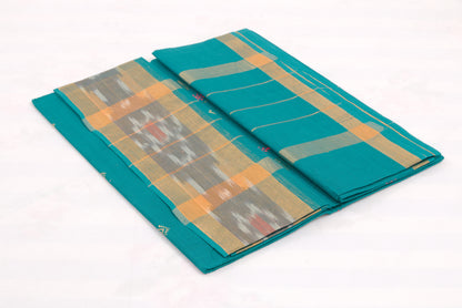 Handwoven Venkatagiri cotton saree with bhutta design 
