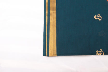 South Indian Venkatagiri cotton saree with bhutta design 