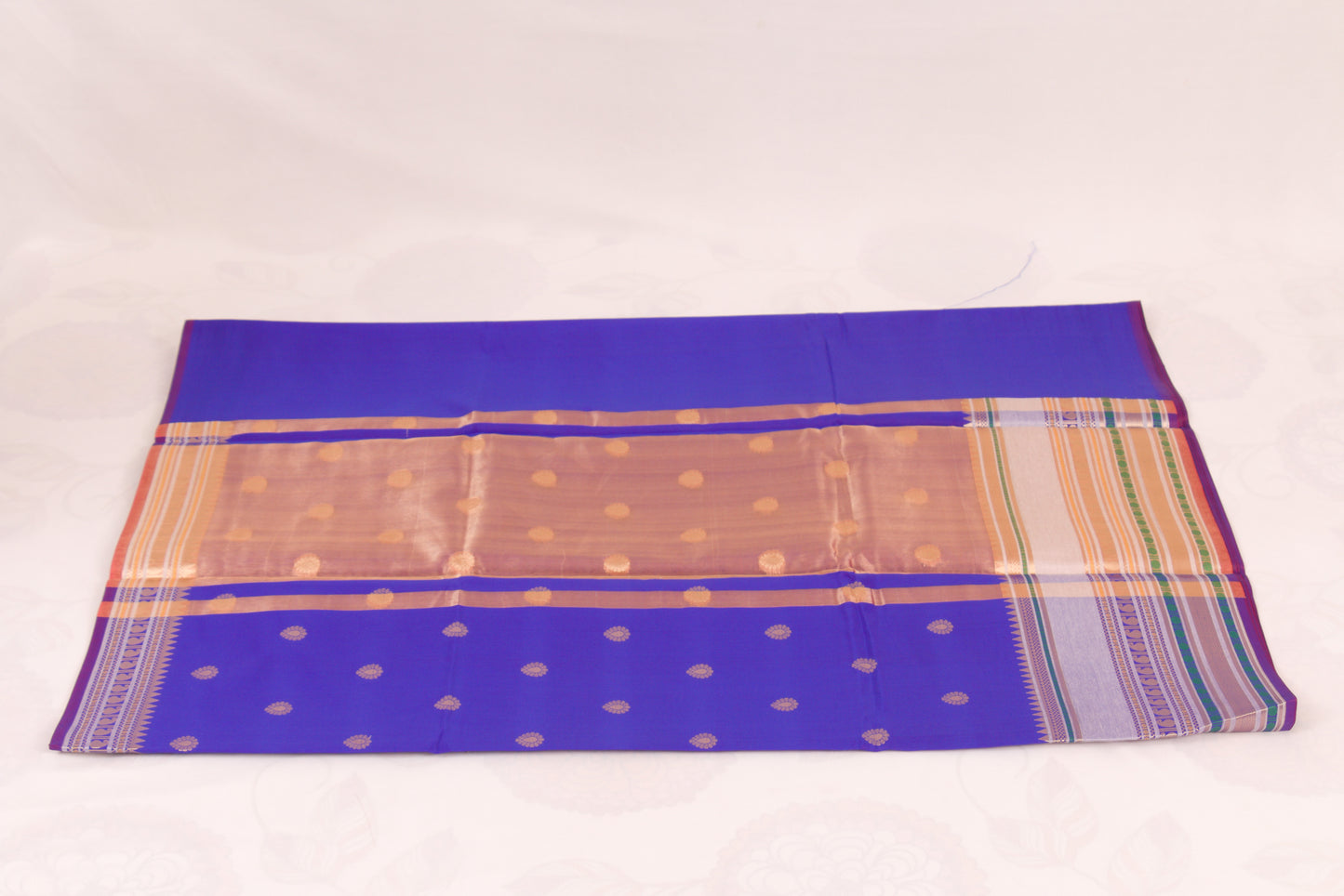 Banarasi Semi Katan Soft Sarees – Daisy Bush – Katan Silk Sarees – Zari work -Bhutta Design - Perfect for all occasions – P000403
