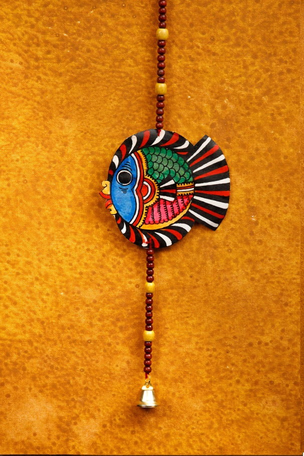 Nimmalkunta Tholu Bommalu – Wall Hangings- Fish artwork–  For Home Décor -  P00092 93