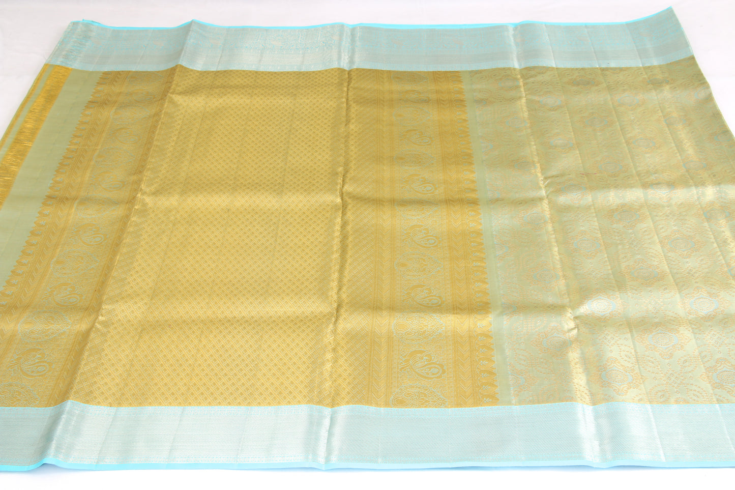 Original – 100% Pure Mulberry Silk  - Dharmavaram Pattu Silk Saree – Hand woven and handmade zari work – P00108