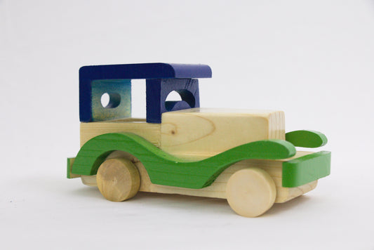 Channapatna Toys –Locally crafted –  Car toy - For Kids / Home decoration / Office decor – Length – 6 inches -   P000193