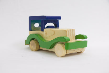 Channapatna Toys –Locally crafted –  Car toy - For Kids / Home decoration / Office decor – Length – 6 inches -   P000193